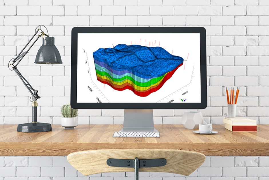 Visual MODFLOW Flex — model görünümü